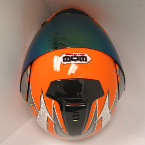 New Motorcycle Modular Filp Up Full Face Helmet Snowmobile Orange Size s M L XL